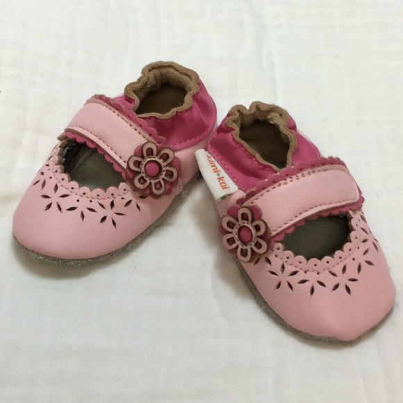 Kimi and Kai Other - Kimi & kai, pink slip on Mary Jane style, 6/12 m